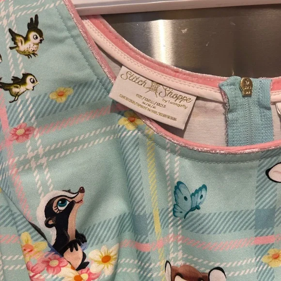 Stitche Shoppe by Loungefly Bambi Print dress. - Picture 4 of 6